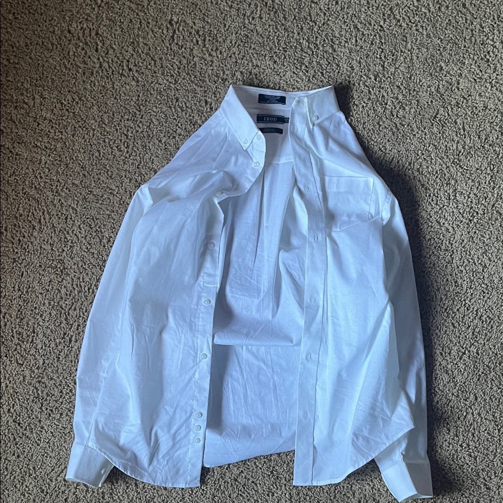 Izod Crisp White Dress Shirt